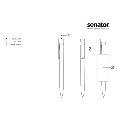 senator® Liberty Soft Touch  Druckkugelschreiber weiß | ohne Werbeanbringung | ohne Werbeanbringung | Nicht verfügbar | Nicht verfügbar