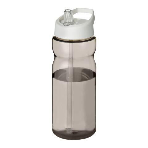 H2O Base® 650 ml Sportflasche mit Ausgussdeckel kohle-weiss | ohne Werbeanbringung | Nicht verfügbar | Nicht verfügbar