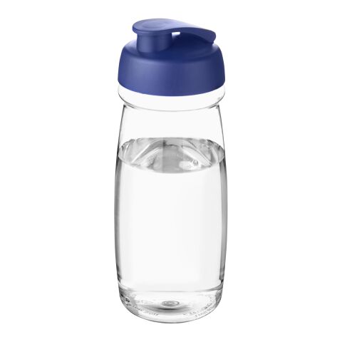 H2O Pulse® 600 ml Sportflasche mit Klappdeckel transparent-blau | ohne Werbeanbringung | Nicht verfügbar | Nicht verfügbar