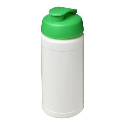Baseline® Plus 500 ml Sportflasche mit Klappdeckel transparent-grün | ohne Werbeanbringung | Nicht verfügbar | Nicht verfügbar