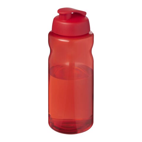 H2O Active® Eco Big Base 1L Sportflasche mit Klappdeckel rot-rot | ohne Werbeanbringung | Nicht verfügbar | Nicht verfügbar