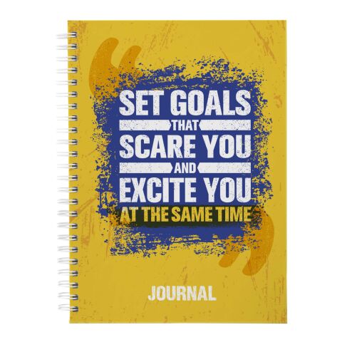 Desk-Mate® A5 Hardcover Journal weiß | ohne Werbeanbringung | Nicht verfügbar | Nicht verfügbar