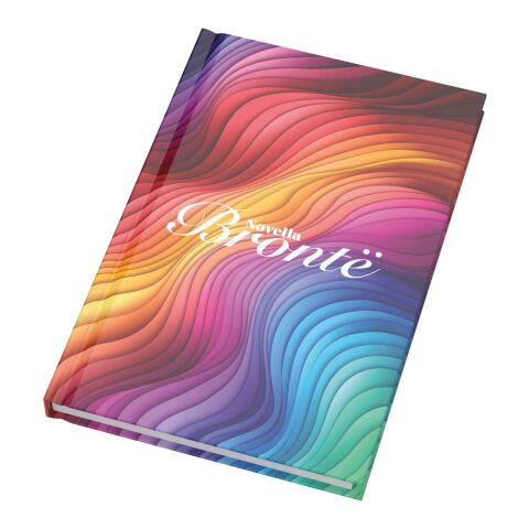 Novella Brontë A5 Hardcover Notizbuch mit glänzendem Finish – 100 Blatt weiss | ohne Werbeanbringung | Nicht verfügbar | Nicht verfügbar