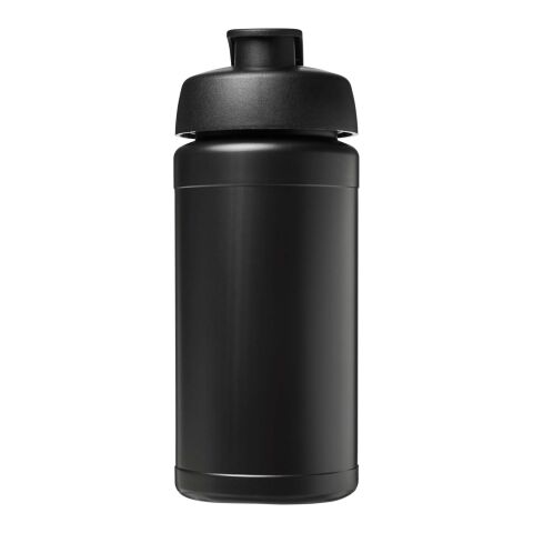Baseline Rise 500 ml Sportflasche mit Klappdeckel schwarz-schwarz | ohne Werbeanbringung | Nicht verfügbar | Nicht verfügbar
