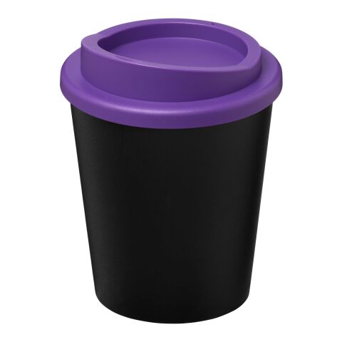 Americano® Espresso Eco 250 ml recycelter Isolierbecher  schwarz-lila | ohne Werbeanbringung | Nicht verfügbar | Nicht verfügbar