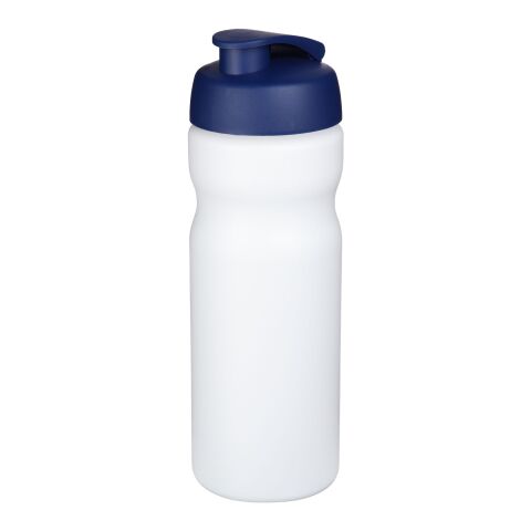 Baseline® Plus 650 ml Sportflasche mit Klappdeckel weiss-blau | ohne Werbeanbringung | Nicht verfügbar | Nicht verfügbar