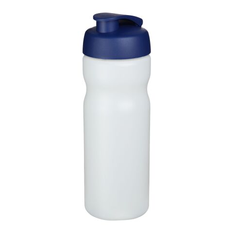 Baseline® Plus 650 ml Sportflasche mit Klappdeckel weiss-blau | ohne Werbeanbringung | Nicht verfügbar | Nicht verfügbar