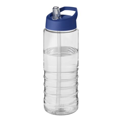 H2O Treble 750 ml Sportflasche mit Ausgussdeckel transparent-blau | ohne Werbeanbringung | Nicht verfügbar | Nicht verfügbar