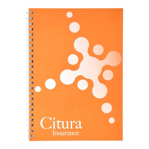 Desk-Mate® A5 Notizbuch Kunststoffumschlag weiß | ohne Werbeanbringung | Nicht verfügbar | Nicht verfügbar