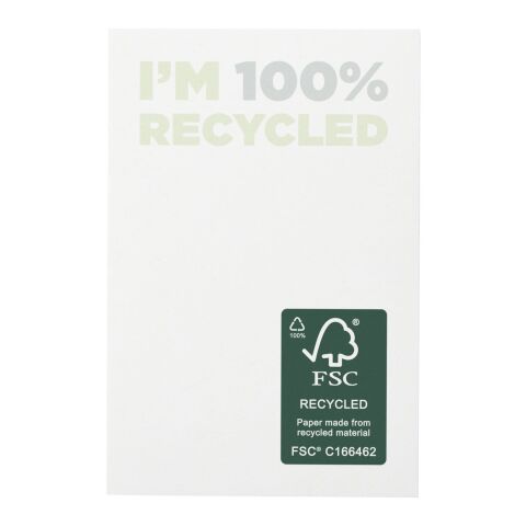 Sticky-Mate® recycelte Haftnotizen 50 x 75 mm weiß | 25 pages | ohne Werbeanbringung | Nicht verfügbar | Nicht verfügbar