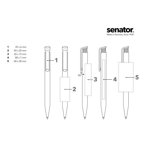 senator Super Hit Polished Basic  Druckkugelschreiber weiß-gelb | ohne Werbeanbringung | Nicht verfügbar | Nicht verfügbar | Nicht verfügbar | Nicht verfügbar | Nicht verfügbar