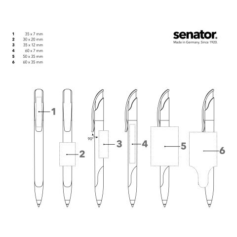 senator Challenger Polished Basic SG  Druckkugelschreiber weiß-gelb | ohne Werbeanbringung | Nicht verfügbar | Nicht verfügbar | Nicht verfügbar
