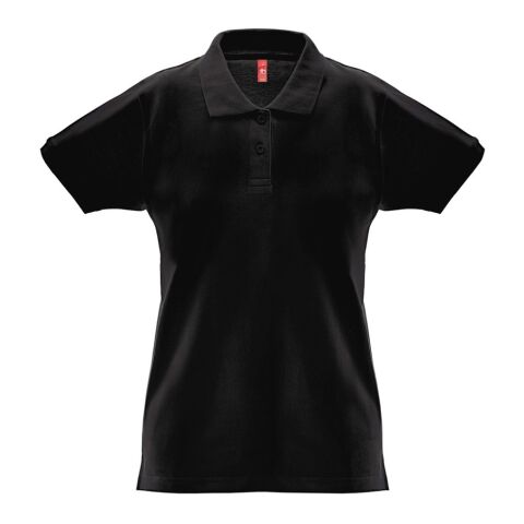 THC MONACO WOMEN. Damen Poloshirt schwarz