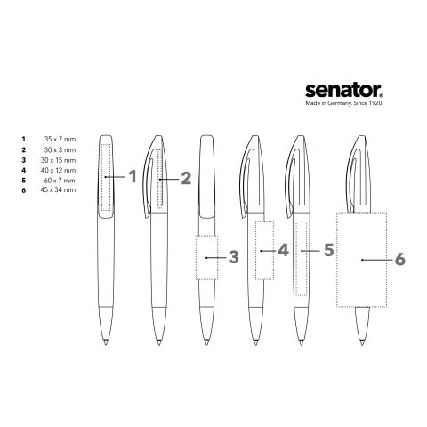 senator Bridge Polished  Drehkugelschreiber weiß | ohne Werbeanbringung | ohne Werbeanbringung | Nicht verfügbar