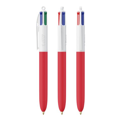 BIC® 4 Colours Soft Weiß-rot