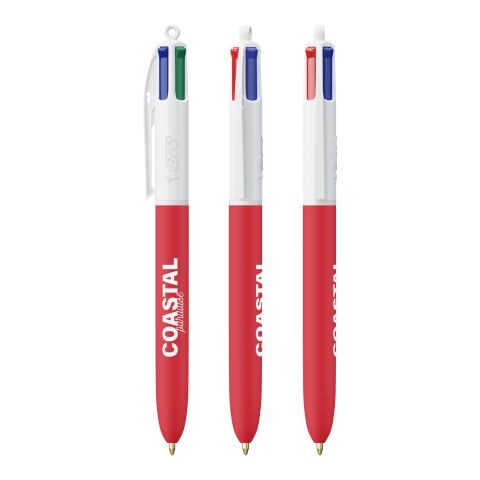 BIC® 4 Colours Soft Weiß-rot