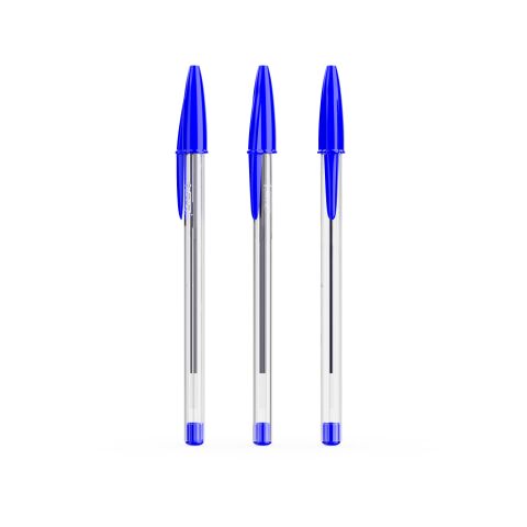 BIC® Cristal® Expression mittelblau | blaue Tinte
