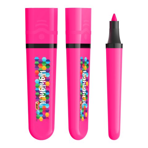 BIC® Highlighter Flat Pink | ohne Werbeanbringung | Nicht verfügbar | Nicht verfügbar