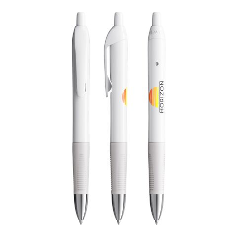 BIC® Intensity® Gel Clic weiß | schwarze Tinte | 1-farbiger Siebdruck | Clip-Clip | 5.00 mm x 26.00 mm