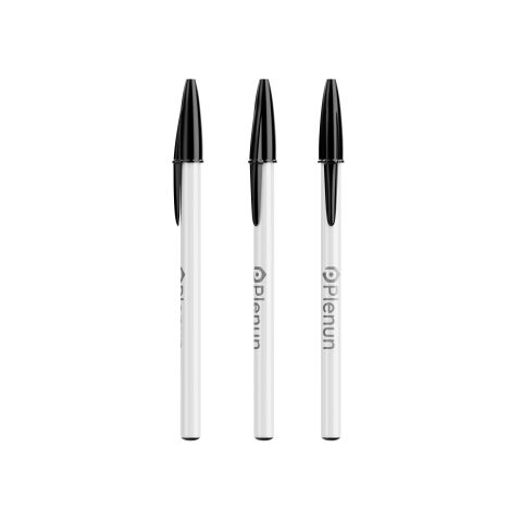 BIC® Style Kugelschreiber weiß-schwarz | schwarze Tinte | ohne Werbeanbringung | Nicht verfügbar | Nicht verfügbar