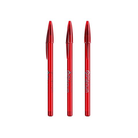 BIC® Style Kugelschreiber Rot | blaue Tinte | ohne Werbeanbringung | Nicht verfügbar | Nicht verfügbar