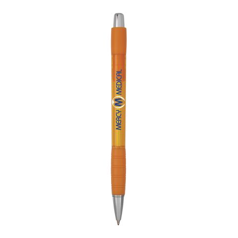Striped Grip Pen Orange