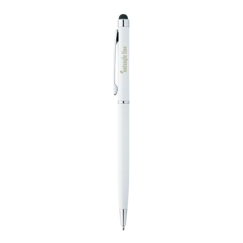 Sleek Stylus Kugelschreiber Weiß