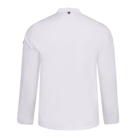 VL AGNI. Kochjacke Unisex (190 g/m²), aus Baumwolle (35 %) und recyceltem Polyester (65 %) weiss | ohne Werbeanbringung | Nicht verfügbar | Nicht verfügbar | Nicht verfügbar