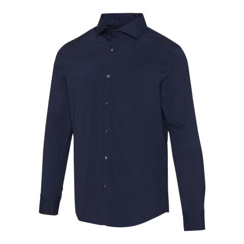 Carnelian Popeline Hemd Standard | Navy Blue | S | ohne Werbeanbringung | Nicht verfügbar | Nicht verfügbar | Nicht verfügbar
