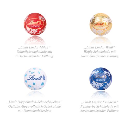Adventskalender Lindt "Cube" mit Papier-Inlay bunt | ohne Werbeanbringung