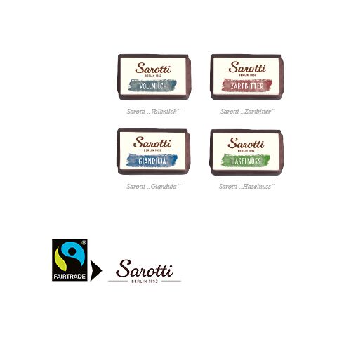 Tisch-Adventskalender Sarotti &quot;Business Exklusiv&quot;, Inlay Aus Papier bunt | ohne Werbeanbringung