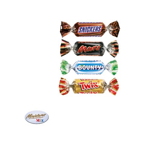 Adventskalender Mars® Miniatures® Mix bunt | ohne Werbeanbringung