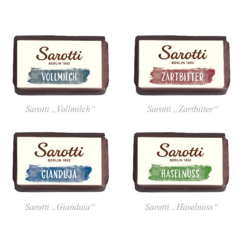 Adventskalender "Laptop" mit Sarotti Fairtrade® Schokolade, Inlay aus Papier bunt | ohne Werbeanbringung