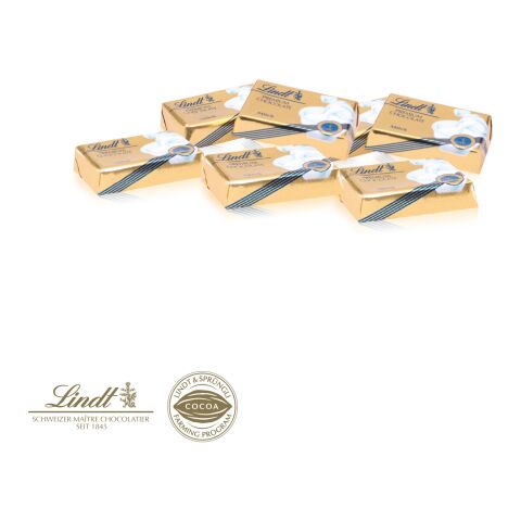 Präsentbox Mit Lindt Schokotäfelchen bunt | ohne Werbeanbringung