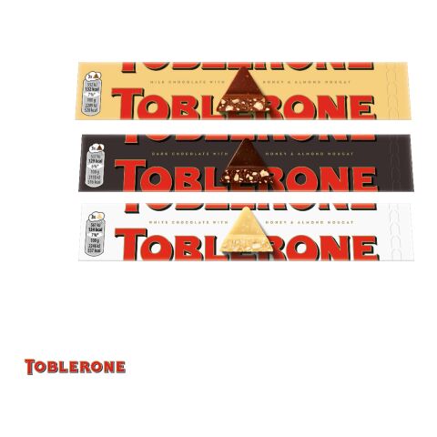 Toblerone Riegel, 100 G bunt | ohne Werbeanbringung