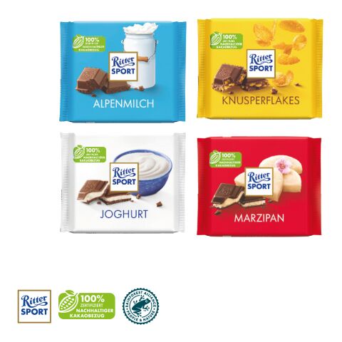 Ritter Sport Mit Werbebanderole bunt | ohne Werbeanbringung