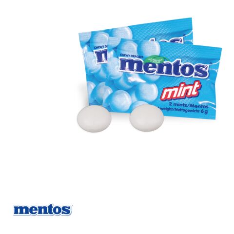 Werbe-Klappkarte mit Wrigley's Kaugummi bunt | ohne Werbeanbringung | Mentos Mint 2er