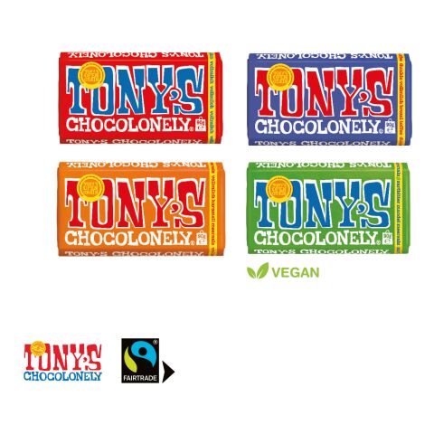 Tony´S Schokoladentafel bunt | ohne Werbeanbringung