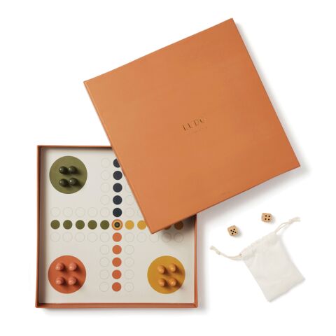 VINGA ‚Ludo‘ – Coffee Table Game braun | ohne Werbeanbringung | Nicht verfügbar | Nicht verfügbar