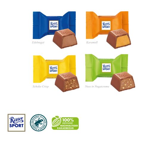 Werbepräsent "Selection Mini" mit Lindt Lindor Pralinés bunt | ohne Werbeanbringung | Ritter SPORT Schokowürfel