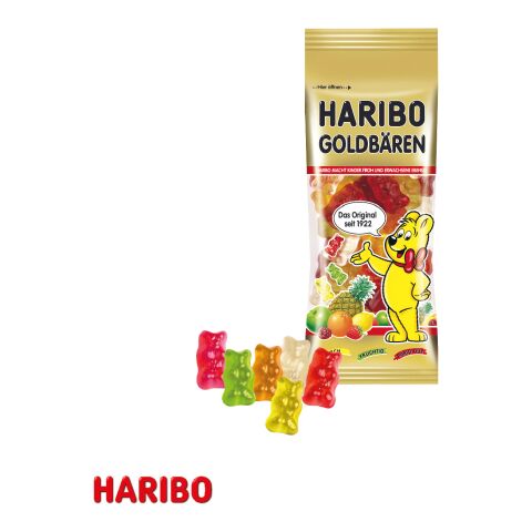 HARIBO Goldbären im Werbeschuber, 75 g bunt | ohne Werbeanbringung