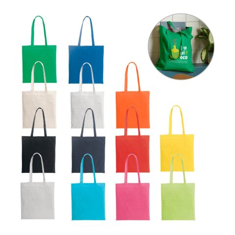 CAIRO. Tragetasche aus recycelter Baumwolle (70%) und polyester (30% rPET) (180 g/m²) Rosa | ohne Werbeanbringung