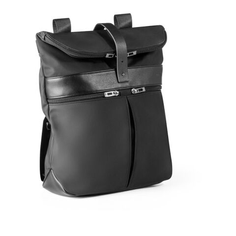 ROVER BACKPACK. Rucksack aus Mikrofaser und PU schwarz | ohne Werbeanbringung | Nicht verfügbar | Nicht verfügbar | Nicht verfügbar