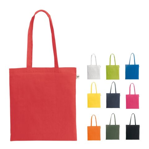 MEXICO. Tasche aus recycelter Baumwolle (70%) und Polyester (30% rPET) (150 g/m²) Rosa | ohne Werbeanbringung