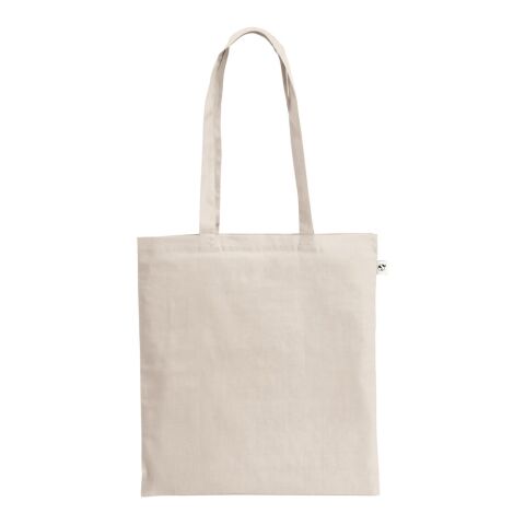 SVANETI. Tasche aus recycelter Baumwolle (70%) und Polyester (30% rPET) (140 g/m²) Beige | ohne Werbeanbringung