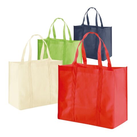 SHOPPER. Einkaufstasche aus Non-woven (80 g/m²) Blau | ohne Werbeanbringung