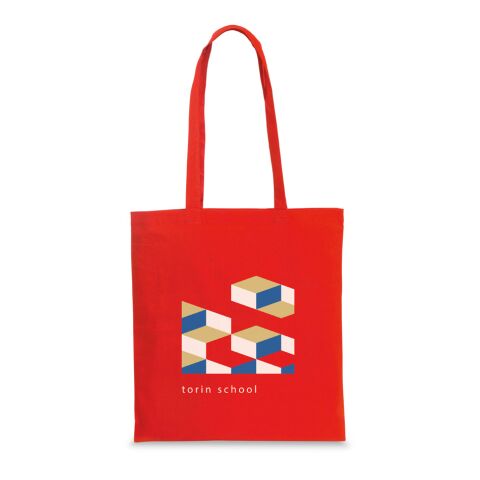 WHARF. Tragetasche aus 100% Baumwolle (100 g/m²) rot | Nicht verfügbar | ohne Werbeanbringung | ohne Werbeanbringung