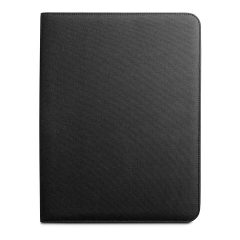 EMERGE FOLDER. A4 Mappe aus recyceltem Polyester (100% rPET) 300D mit Reißverschluss schwarz | ohne Werbeanbringung | Nicht verfügbar | Nicht verfügbar | Nicht verfügbar