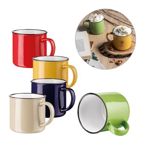 VERNON. Tasse aus Keramik 340 mL Rot | ohne Werbeanbringung