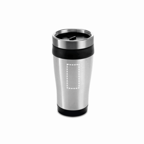 BATUM. Reisebecher aus Edelstahl und PP, 420 ml schwarz | ohne Werbeanbringung | Nicht verfügbar | Nicht verfügbar | Nicht verfügbar